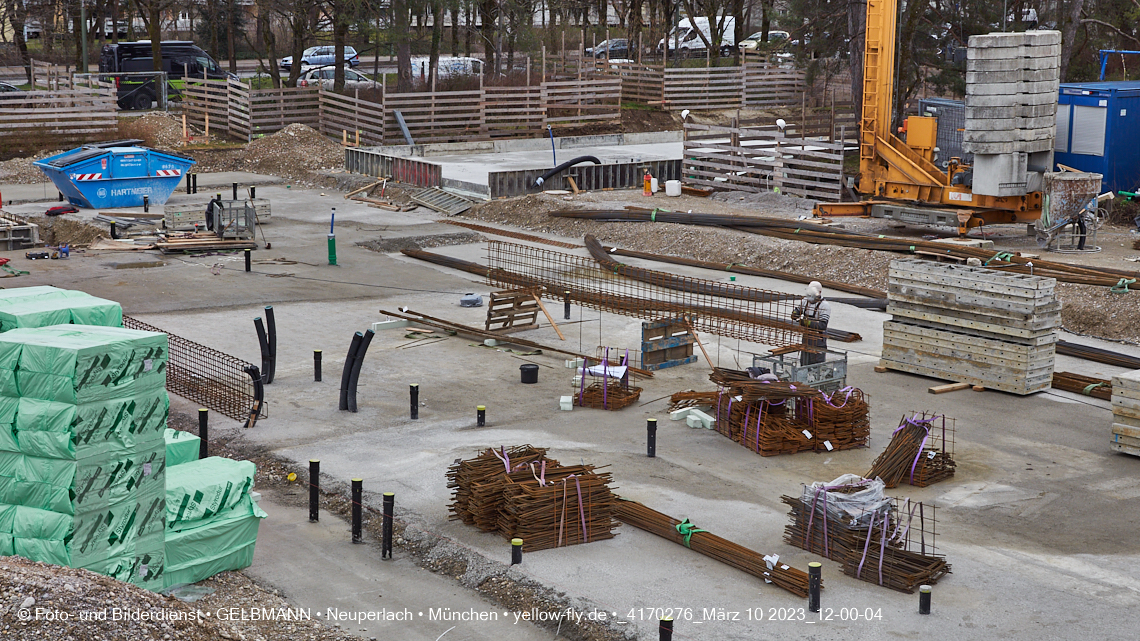 10.03.2023 - Baustelle Zum Haus für Kinder in Neuperlach